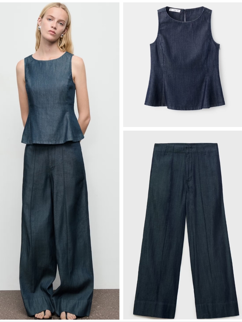 MANGO TOP/PANTS set